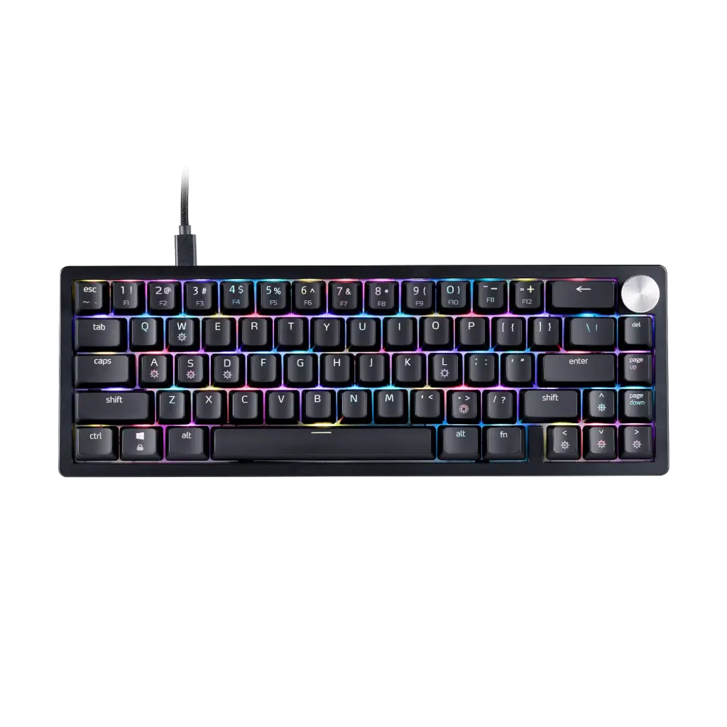 TECLADO XPG SORCERER MINI MECANICO ALAMBRICO USB-C RGB NEGRO SORCERER MINIRD-BKCWW 12M DE GARANTIA