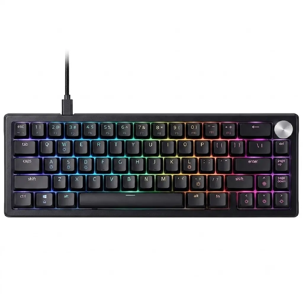 TECLADO XPG SORCERER MINI MECANICO ALAMBRICO USB-C RGB NEGRO SORCERER MINIRD-BKCWW 12M DE GARANTIA
