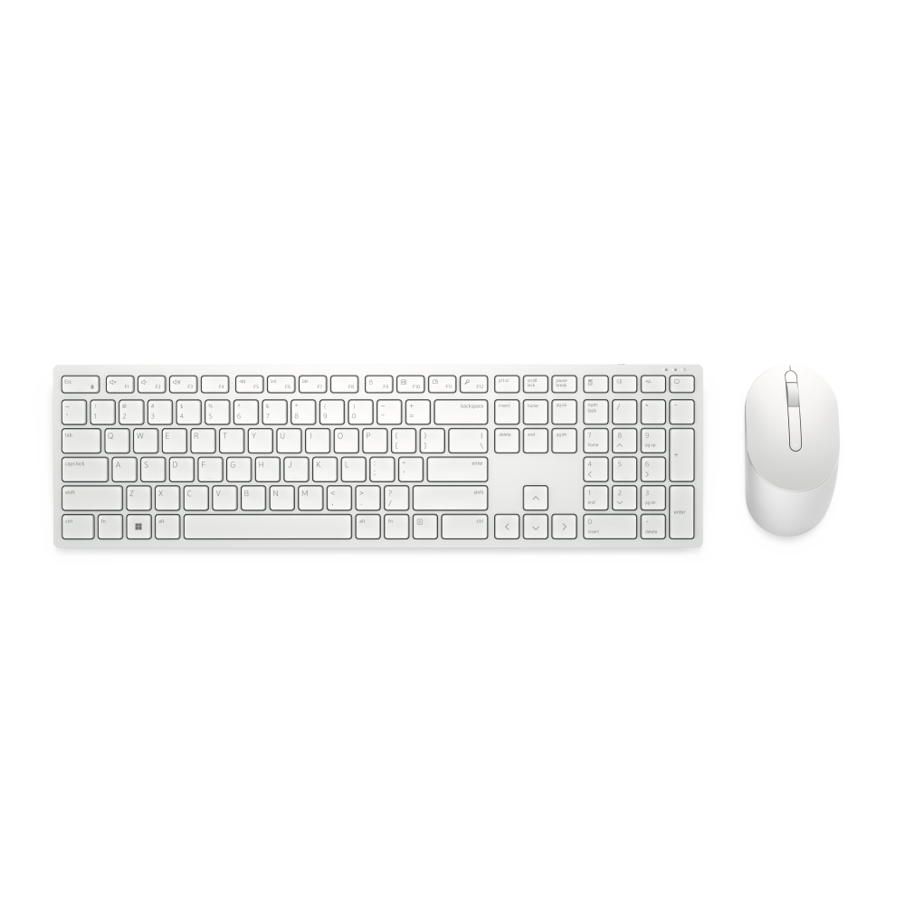 KIT TECLADO Y MOUSE DELL KM5221W TEC/ESP INALAMBRICO BLANCO 12M DE GARANTIA