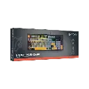 TECLADO BALAM RUSH BALRAK PLUS KG480 NEGRO/AMARILLO USB LED 96% BR-945837 12M DE GARANTIA