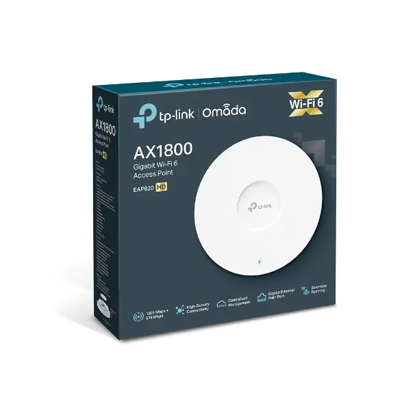  ACCESS POINT TPLINK EAP620 1800MPS HD TECHO DUAL BAND 6DBI 1AÑO DE GARANTIA 