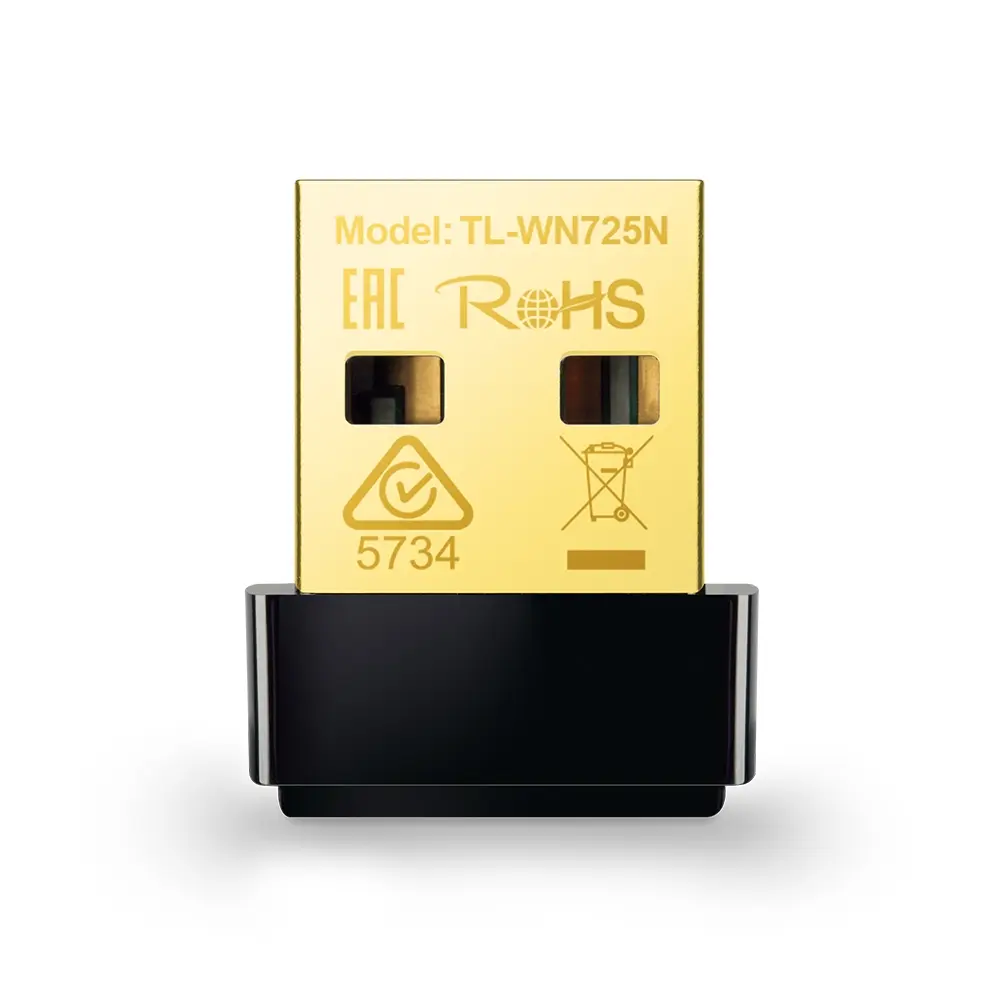 ADAPTADOR TPLINK TL-WN725N 150MBPS 2.4GHZ USB MINI 12M DE GARANTIA