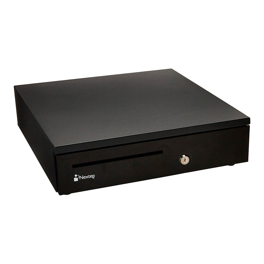 CAJON DE DINERO NEXTEP 5 BILLETES 8 MONEDAS NE-515 NEGRO METAL RJ11 GARANTIA CON EL FABRICANTE