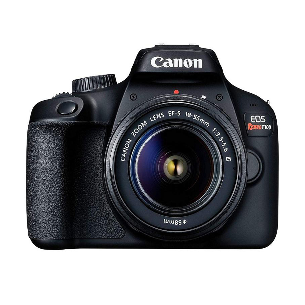 CAMARA DIGITAL CANON EOS REBEL T100 18.0 MP NEGRA 2628C003AA GARANTIA DIRECTO CON FABRICANTE