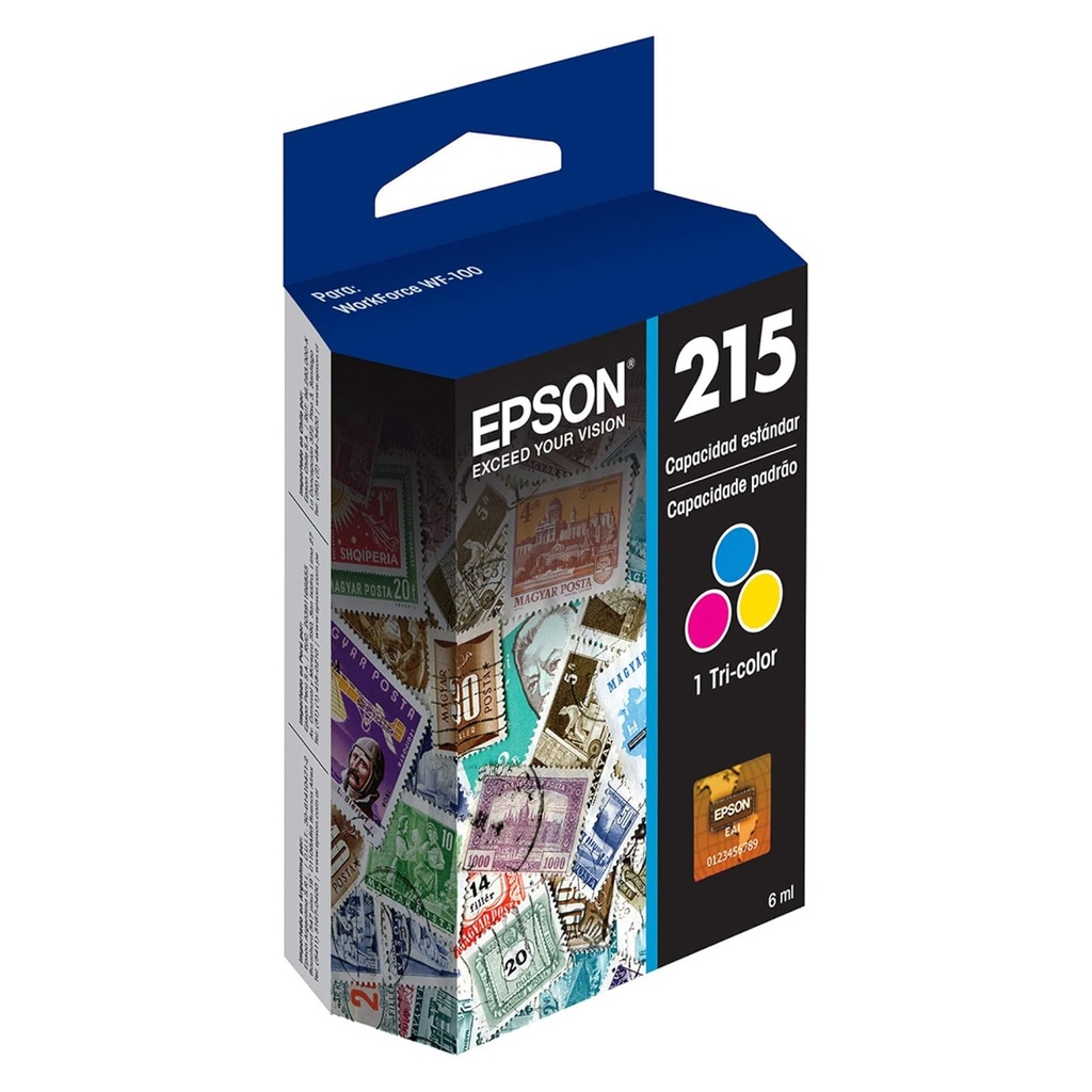 CARTUCHO EPSON T215 COLOR COM/WF-100 6ML T215520 SIN GARANTIA