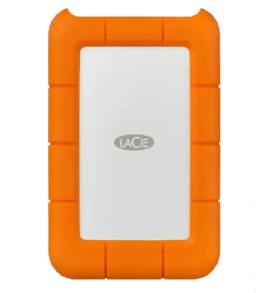 DD EXTERNO LACIE RUGGED 1TB USB C 3.0 NARANJA PLATA STFR1000800 11M GARANTIA