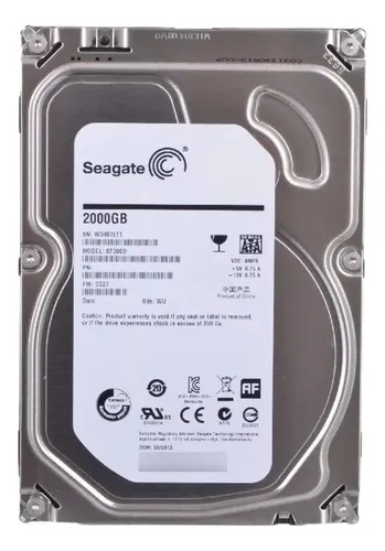 DD SEAGATE NISS NUEVO 2TB 3.5" PIPELINE ST2000VM003 11M DE GARANTIA
