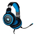 DIADEMA  YAGUARET QUIMERA NEGRO/AZUL 3.5MM HGQUIMERAYGT 11M DE GARANTIA