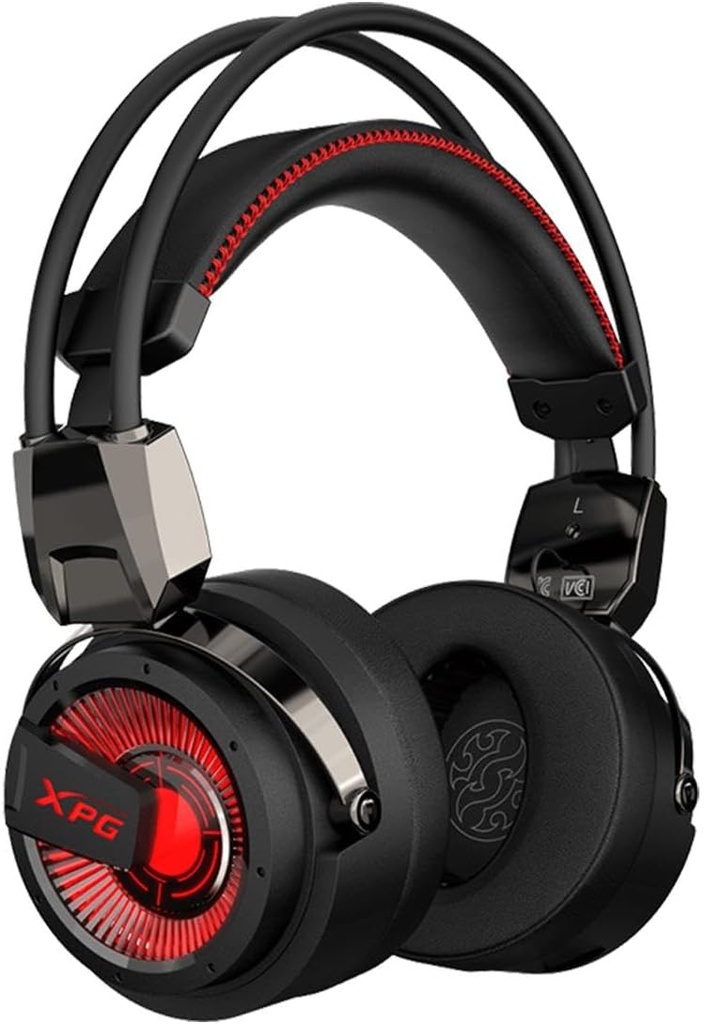 DIADEMA ADATA XPG PRECOG NEGRO USBC LED ROJO 75260015 3M DE GARANTIA