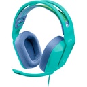 DIADEMA LOGITECH G335 GAMER MENTA CONEXION 3.5MM 981-001023 11M DE GARANTIA