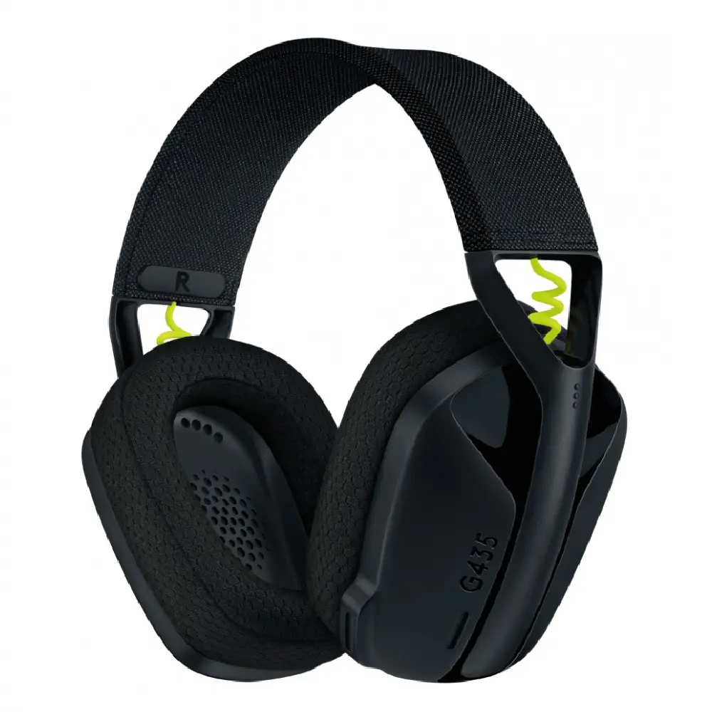 DIADEMA LOGITECH G435 LIGHTSPEED BLUETOOTH USBC NEGRO/AMARILLO 981-001049 11M DE GARANTIA