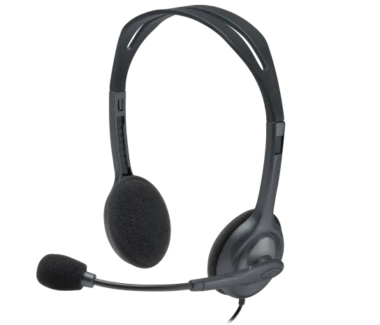 DIADEMA LOGITECH H111 GRIS 3.5MM 981-000612 11M DE GARANTIA
