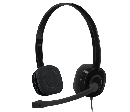 DIADEMA LOGITECH H151 NEGRA 3.5MM 981-000587 11M DE GARANTIA