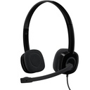 DIADEMA LOGITECH H151 NEGRA 3.5MM 981-000587 11M DE GARANTIA