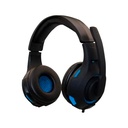 DIADEMA NACEB GAMER NEGRO/AZUL 3.5MM LED AZUL NA-0304B 1M DE GARANTIA