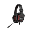 DIADEMA NACEB RAPTOR GAMER NEGRO 2X3.5MM LED ROJO NA-0312 1M DE GARANTIA