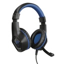 DIADEMA TRUST GAMING GXT404B RANA NEGRO/AZUL 3.5MM 23309 1M DE GARANTIA