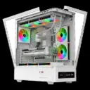 GABINETE BALAM RUSH TANK SUPER MX 9250 MTW BLANCO ATX 3VENT ARGB USB-C CRISTAL S/FUENTE BR-946063 12M DE GARANTIA