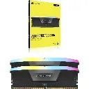 RAM CORSAIR VENGEANCE 64GB 2X32 DDR5 6000 NEGRO RGB CMH64GX5M2D6000C40 12M DE GARANTIA