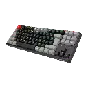 TECLADO BALAM RUSH LEVEL PRO GK990 NEGRO-GRIS 2.4 MHZ BT  SWITCH ROJO 80% RGB BR-940672 12M DE GARANTIA
