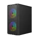 GABINETE ACTECK DOOM ULTRA MESH GI75OM NEGRO MICRO ATX FRGB CRISTAL FUENTE 500W AC-943772 12M DE GARANTIA