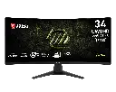 MONITOR 34 MSI MAG 346CQDF E20 0.5MS 400HZ WQHD GAMER VA CURVO DUAL MODE ANTI-GLARE USB-C DP HDMI 12M DE GARANTIA