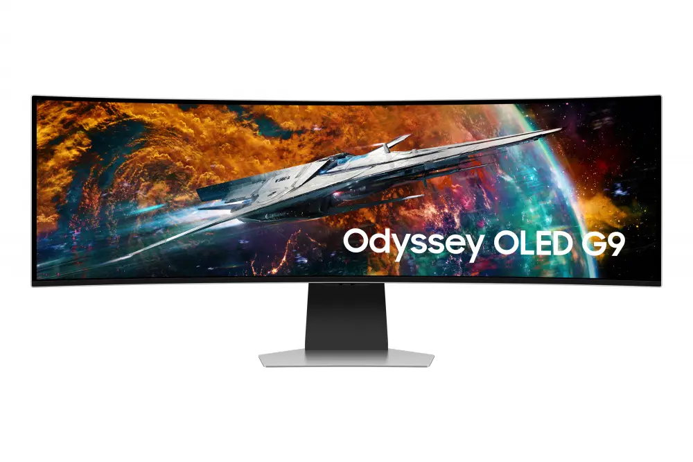 MONITOR 49 SAMSUNG ODYSSEY G9 G95SC 0.03MS 240HZ DQHD GAMER OLED CURVO G-SYNG FREESYNC PLATA LS49CG950SLXZX GARANTIA CON FABRICANTE