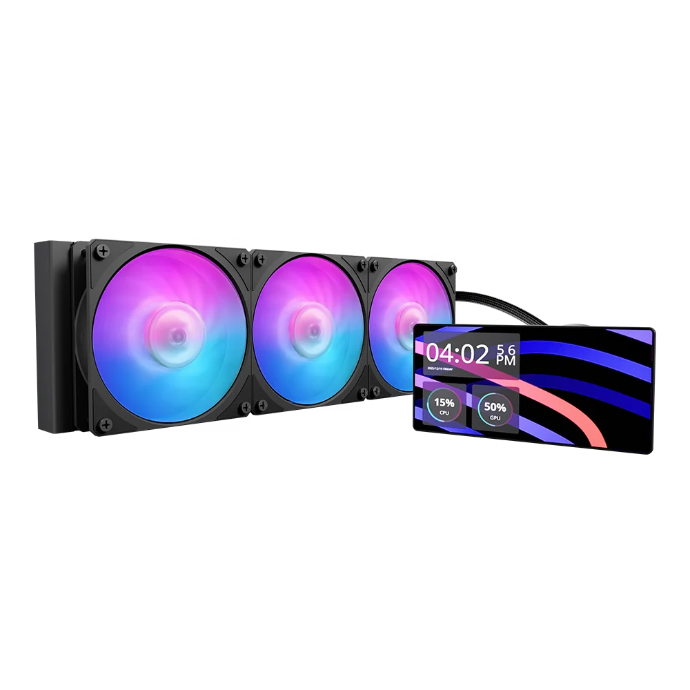 ENFRIAMIENTO COOLER MASTER MASTERLIQUID CORE LCD 6 SERIES ARGB BLANCO AM5/LGA 1851 MLW-D36M-A24PA-LW 12M DE GARANTIA