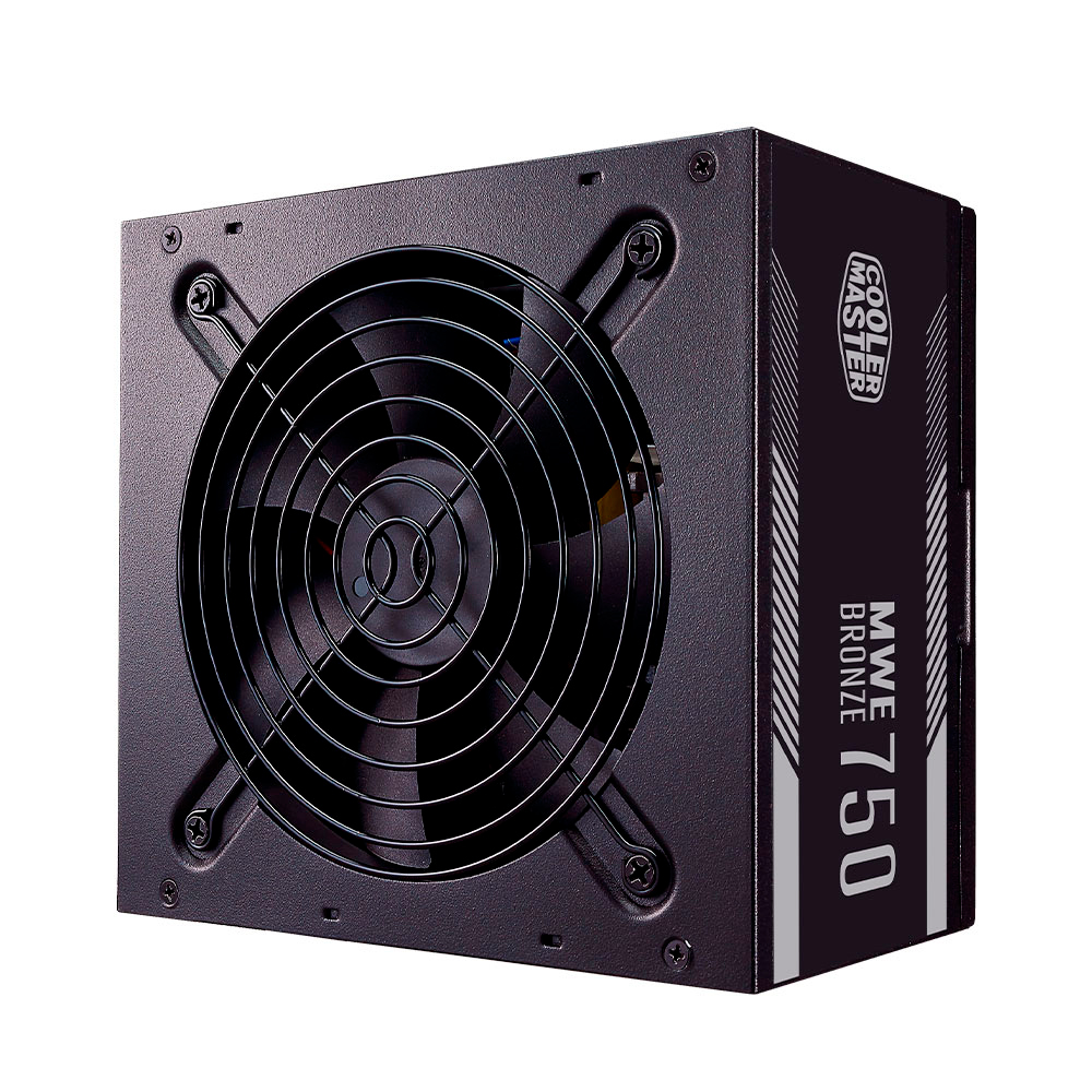 FUENTE COOLER MASTER 750W MWE 80PLUS BRONZE MPE-7501-ACAAB-US 11M DE GARANTIA