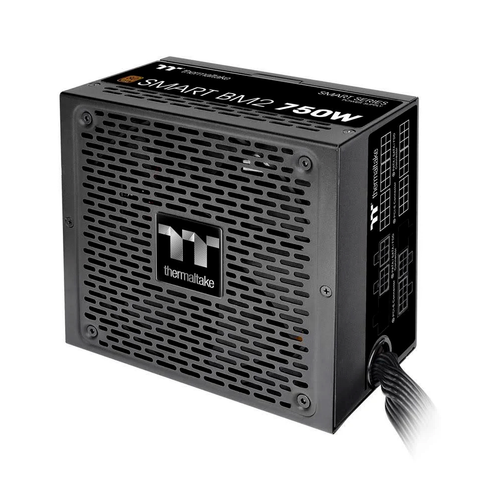 FUENTE THERMALTAKE 750W 80PLUS SMART BM2 SEMIMODULAR  PS-SPD-0750MNFABU-1 11M DE GARANTIA