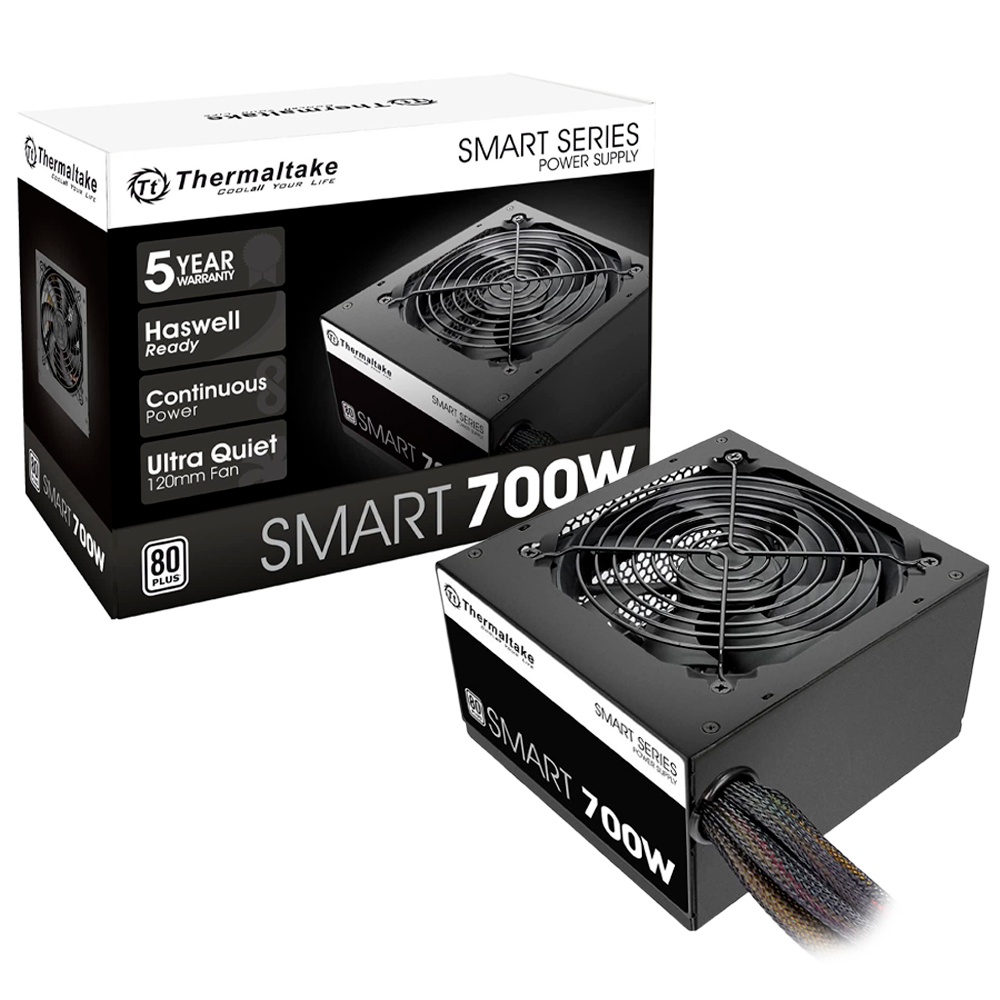 FUENTE THERMALTAKE SMART 700W WHITE PS-SPD-0700NPCWUS-W 11M DE GARANTIA