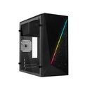GABINETE ACTECK KIOTO GC460 RGB NEGRO MATX  AC-933070 1M DE GARANTIA