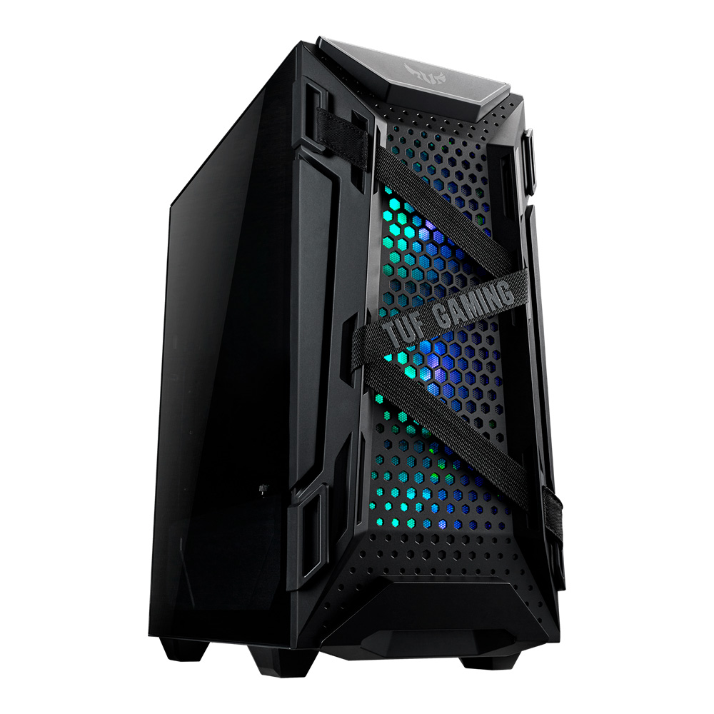 GABINETE ASUS TUF GAMING GT301 RGB CRISTAL TEMPLADO ATX 90DC0040-B49000 SIN GARANTIA