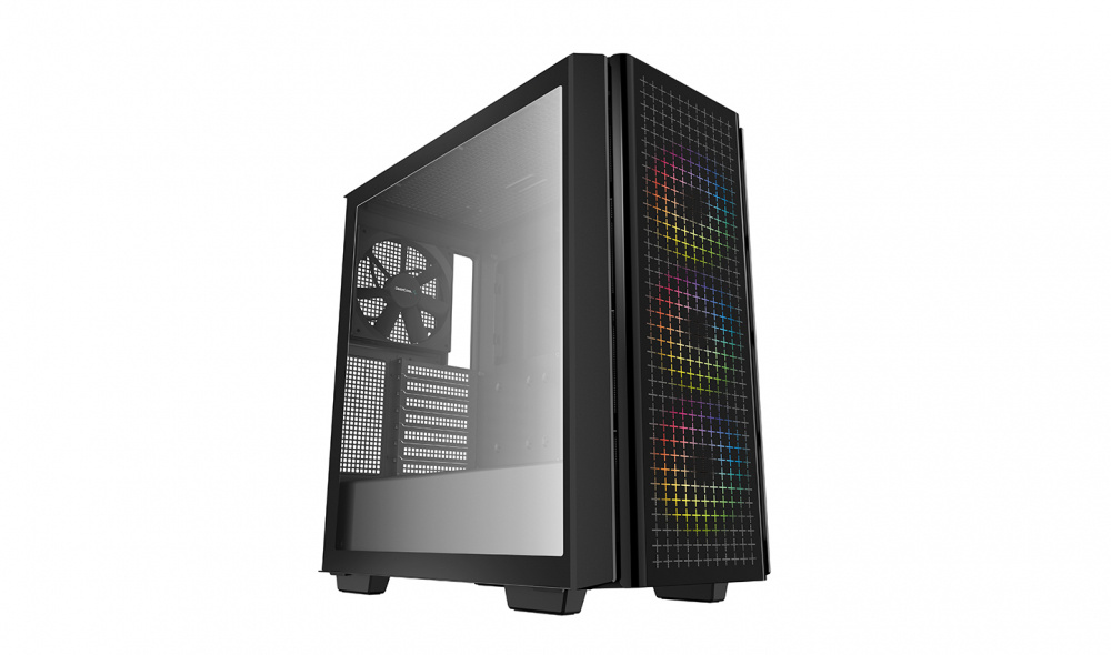 GABINETE DEEPCOOL CG540 NEGRO RGB EATX S/FUENTE CRISTAL R-CG540-BKAGE4-G-1 1M DE GARANTIA