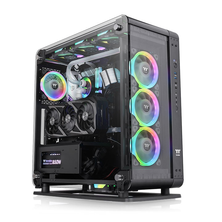 GABINETE THERMALTAKE CORE P6 NEGRO ATX CRISTAL CA-1V2-00M1WN-00 SIN GARANTIA