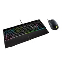 KIT 2 EN 1 CORSAIR K55 RGB/ MOUSE HARPOON PRO CH-9226865-SP 11M DE GARANTIA