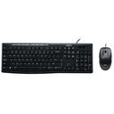 KIT 2 EN 1 USB LOGITECH MK200 TEC MOU 920-002716 12M DE GARANTIA