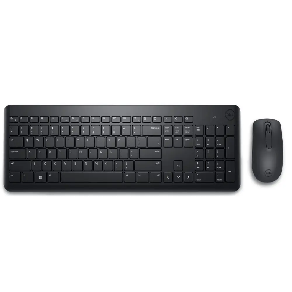 KIT TECLADO Y MOUSE DELL KM3322W TEC/ESP INALAMBRICO USB NEGRO 580-AKCU 11M DE GARANTIA