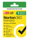 LICENCIA ANTIVIRUS NORTON 360 STANDARD PERSONAL 1 DISPOSITIVOS TMNR-032 SIN GARANTIA