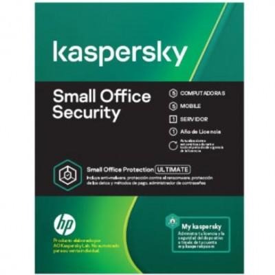 LICENCIA KASPERSKY SMALL OFFICE SECURITY 1AÑO 5PCS 5MOV 1SERV SIN GARANTIA