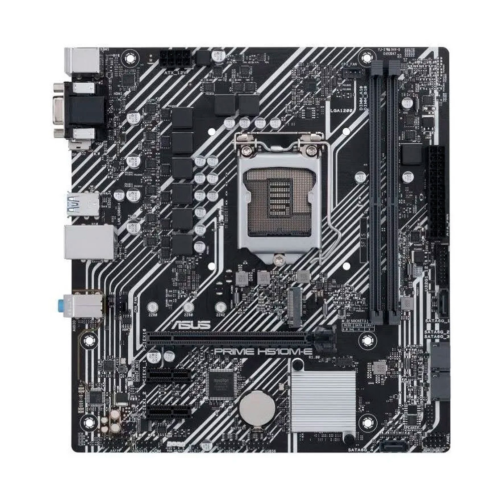 08032025MB ASUS PRIME H510M-E 1200 DDR4 MATX HDMI DP 90MB17E0-M0EAY0 1 AÑO DE GARANTIA