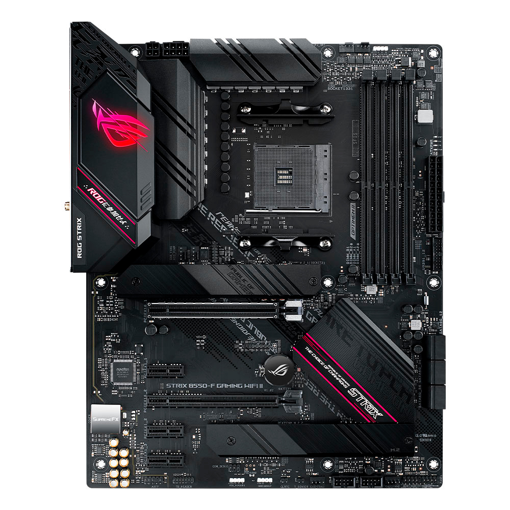 MOTHER AMD B550-F WIFI II ASUS ROG STRIX GAMING AM4 4xDDR4 128GB ATX 90MB19V0-M0AAY0 1AÑO DE GARANTIA
