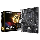 DESCONTINUADA MB GIGABYTE A320M H RYZEN GEN 1-3 DDR4 32GB M-ATX GA-A320M-H 11M DE GARNTIA