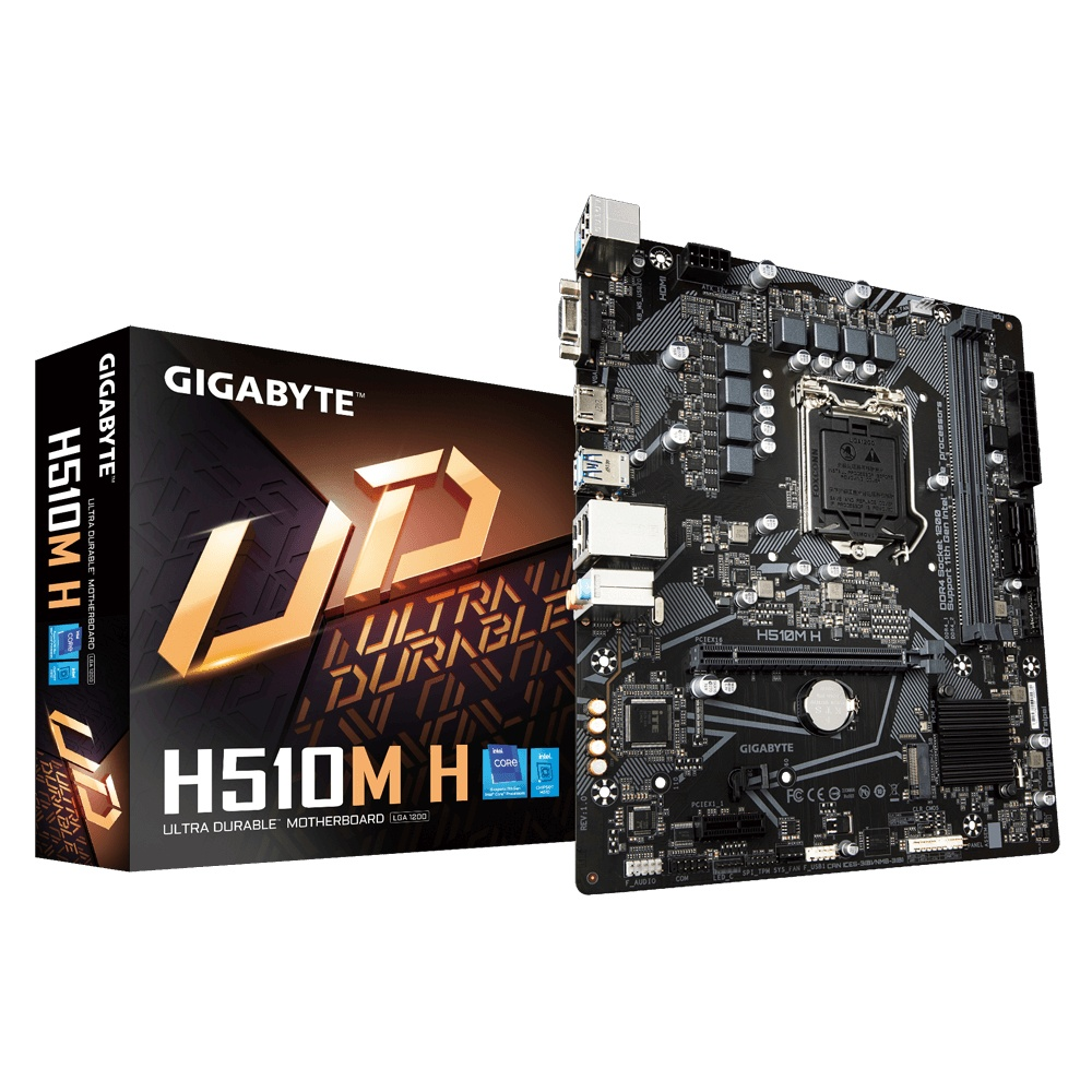 MB GIGABYTE H510M H INTEL GEN 10-11 DDR4 64GB M-ATX H510M H 11M DE GARNTIA