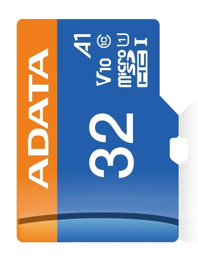 MEMORIA MICRO SD ADATA 32GB CLASE 10 A1 AZUL AUSDH32GUICL10A1-RA1 11M DE GARANTIA