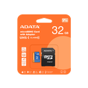 MEMORIA MICRO SD ADATA 32GB CLASE 10 A1 AZUL AUSDH32GUICL10A1-RA1 11M DE GARANTIA