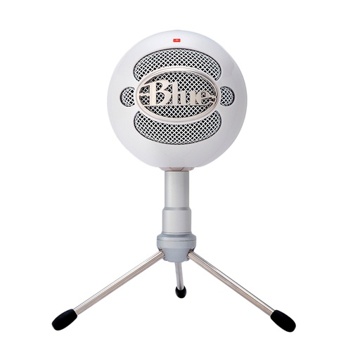 [836213001974]  DESCONTINUADO MICROFONO LOGITECH BLUE SNOWBALL ICE WHITE USB TRIPIE 988-000070 11M DE GARANTIA