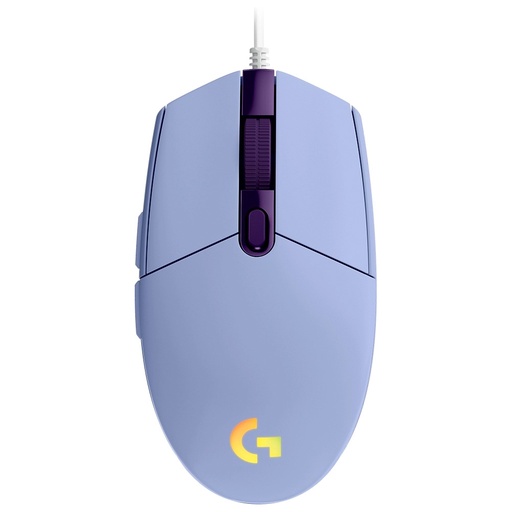 [097855157553] MOUSE LOGITECH GAMER G203 LIGHTSYNC USB LILA 910-005852 11M DE GARANTIA