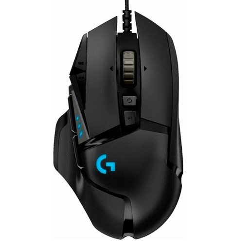 [097855144430] MOUSE LOGITECH GAMER G502 HERO USB NEGRO 910-005550 12M DE GARANTIA