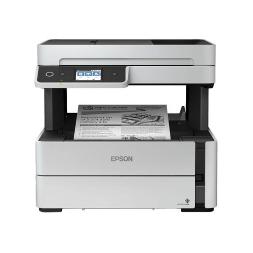 [010343945845] MULTIFUNCIONAL EPSON ECOTANK M3170 MONOCROMATICA WIFI ETH USB 39PPM COM/WIN/MAC C11CG92301 GARANTIA CON FABRICANTE